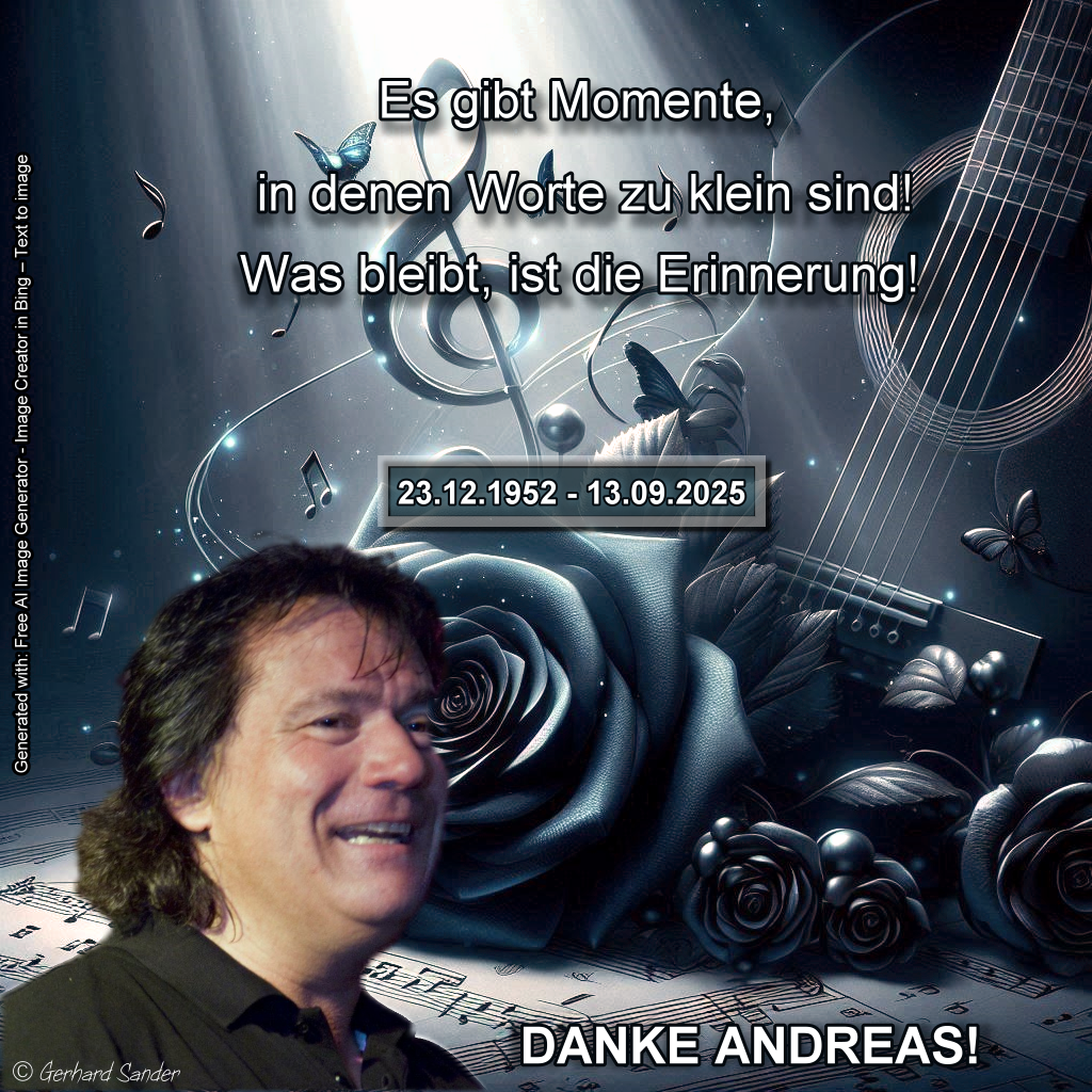 In stillem Gedenken an Andreas Martin
